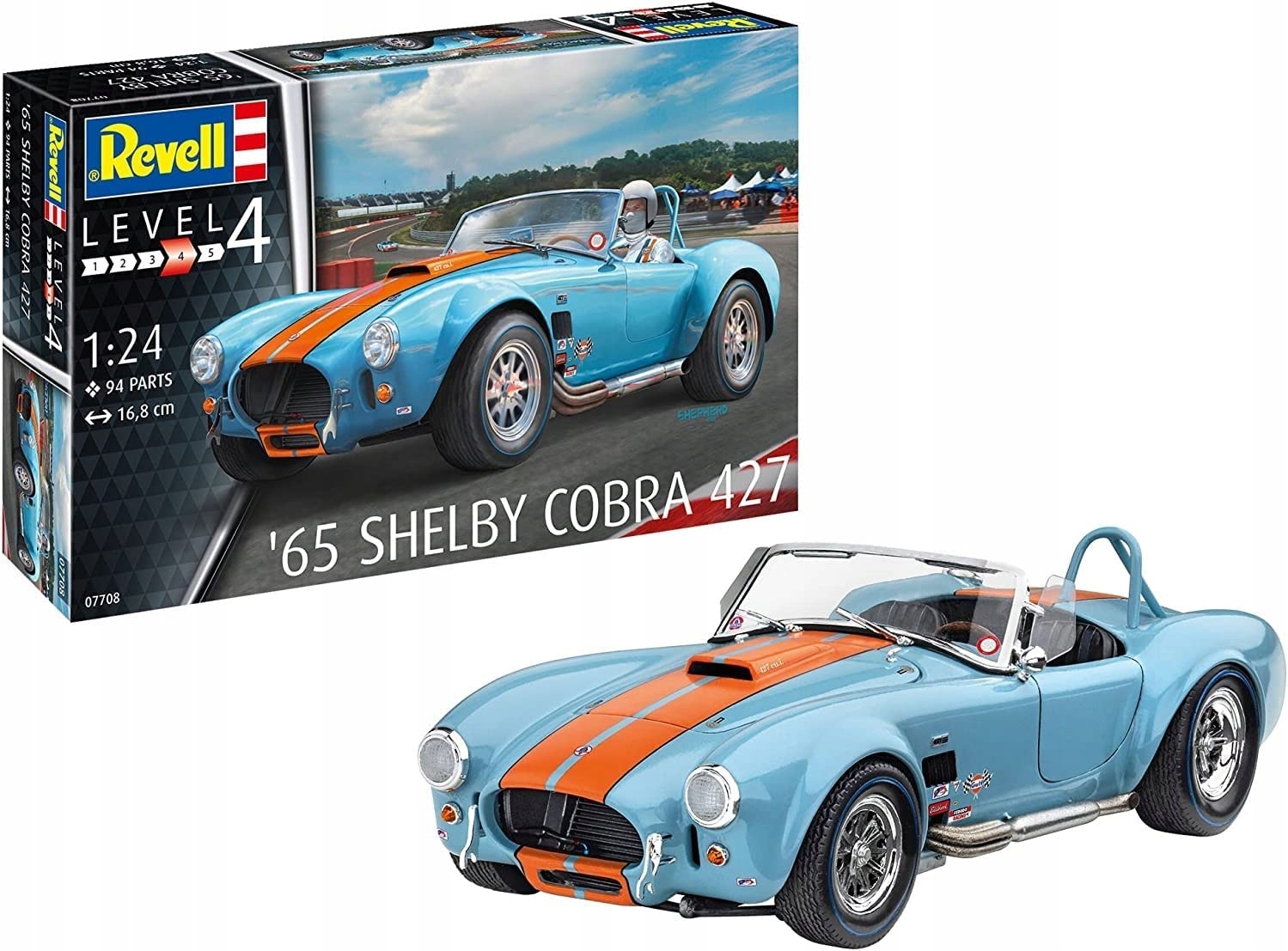 Model Ke Slepení Revell Ac Cobra 427 65' 1:24