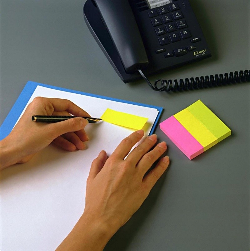 ZAKŁADKI INDEKSUJĄCE POST-IT (671/3), PAPIEROWE Marka Post-it