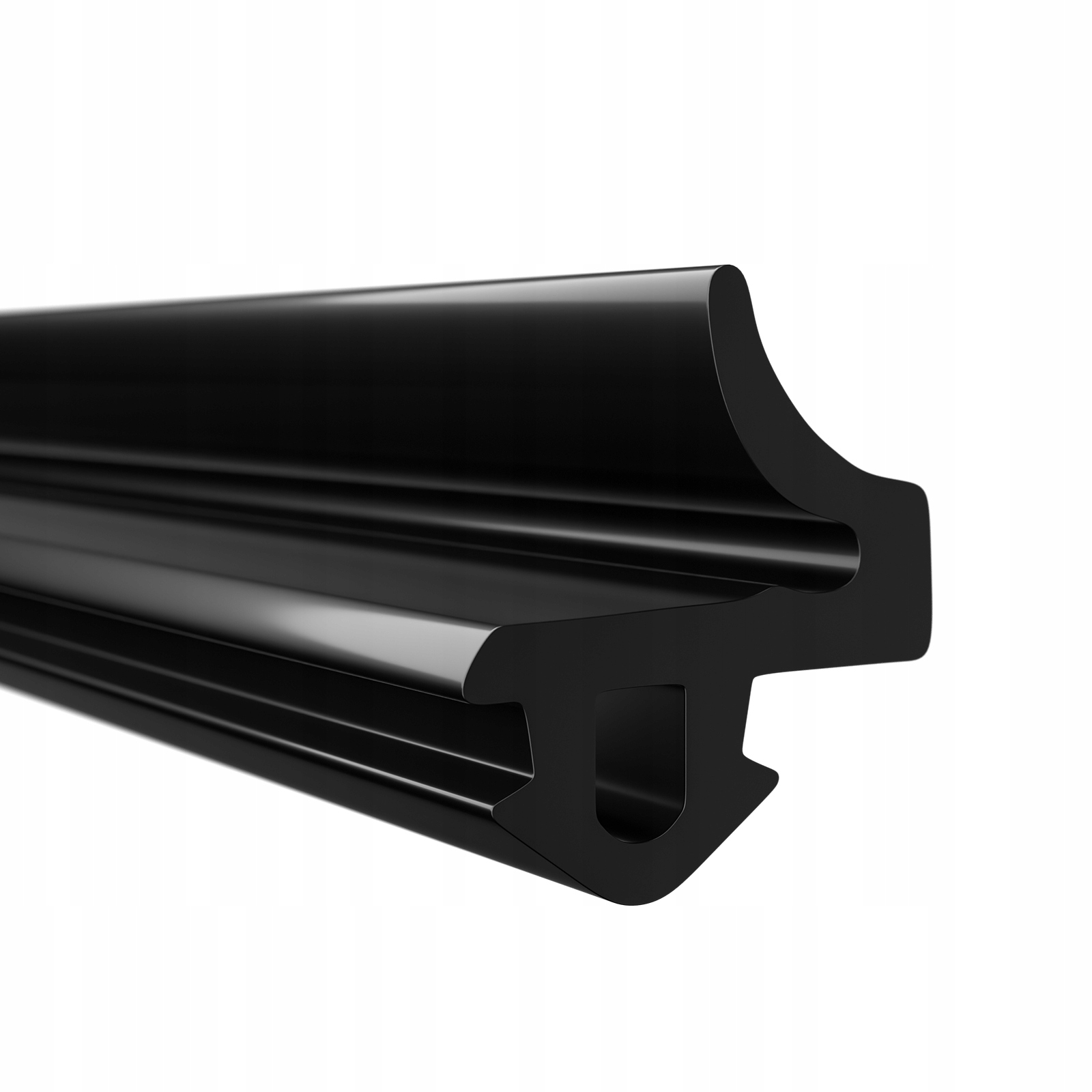 Okenné tesnenie na okná čierne Pvc čierne Okná Veka S-835X Rolka 400 m