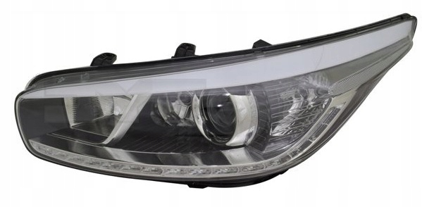 Světlomet Světlo Kia Ceed 2012-2018 H7+H7 Led Osvětlení Zatáček Tyc Levá