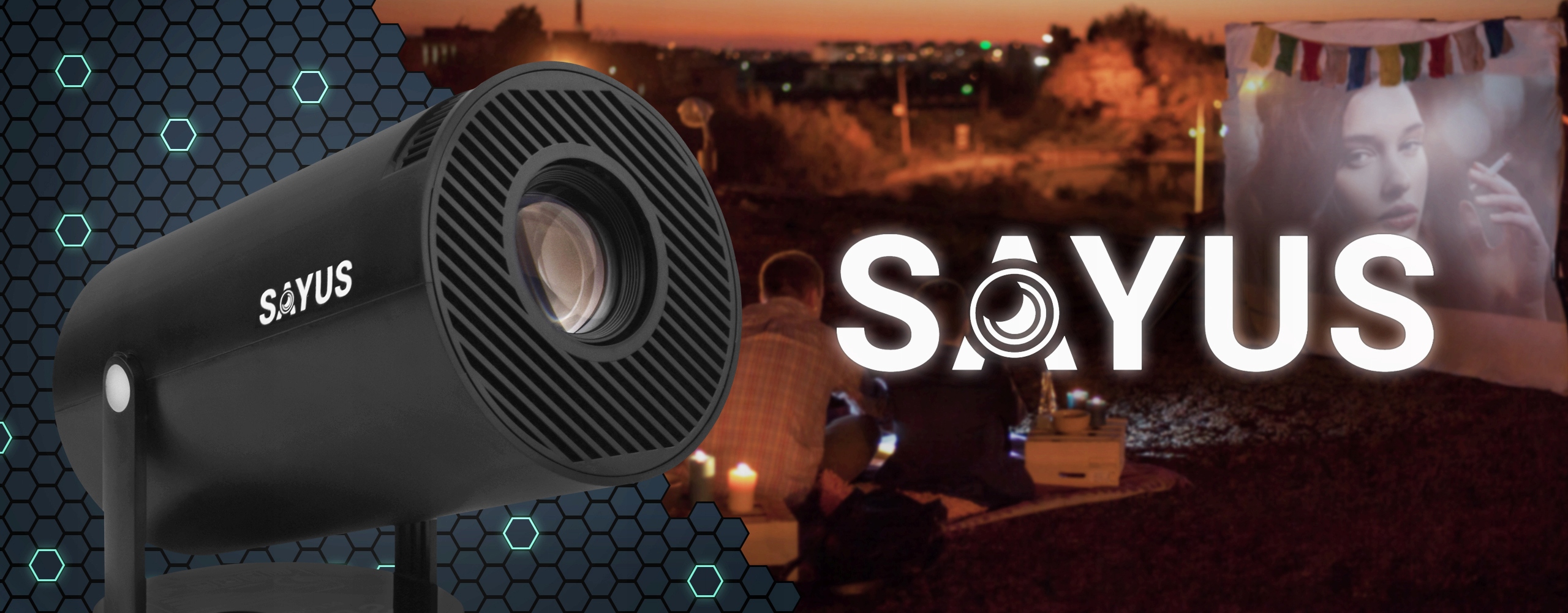 PROJEKTOR RZUTNIK ANDROID TV ETUI PRZENOŚNY SMART WiFi FULLHD MULTIMEDIALNY Kod producenta Projektor Android TV SAYUS VIDE SPC-720