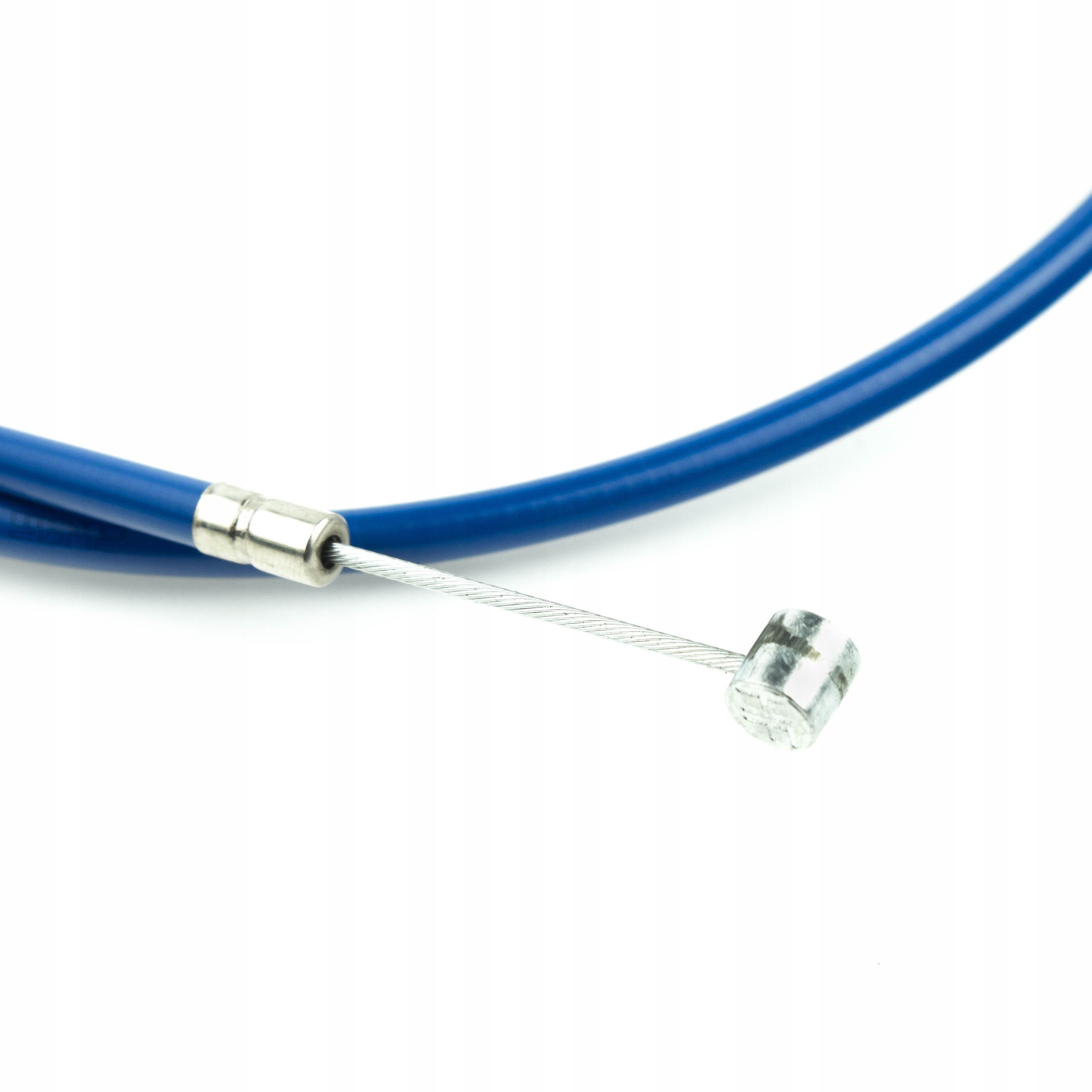 Linka hamulca rowerowa przód z pancerzem niebieska Zastosowanie hamulec