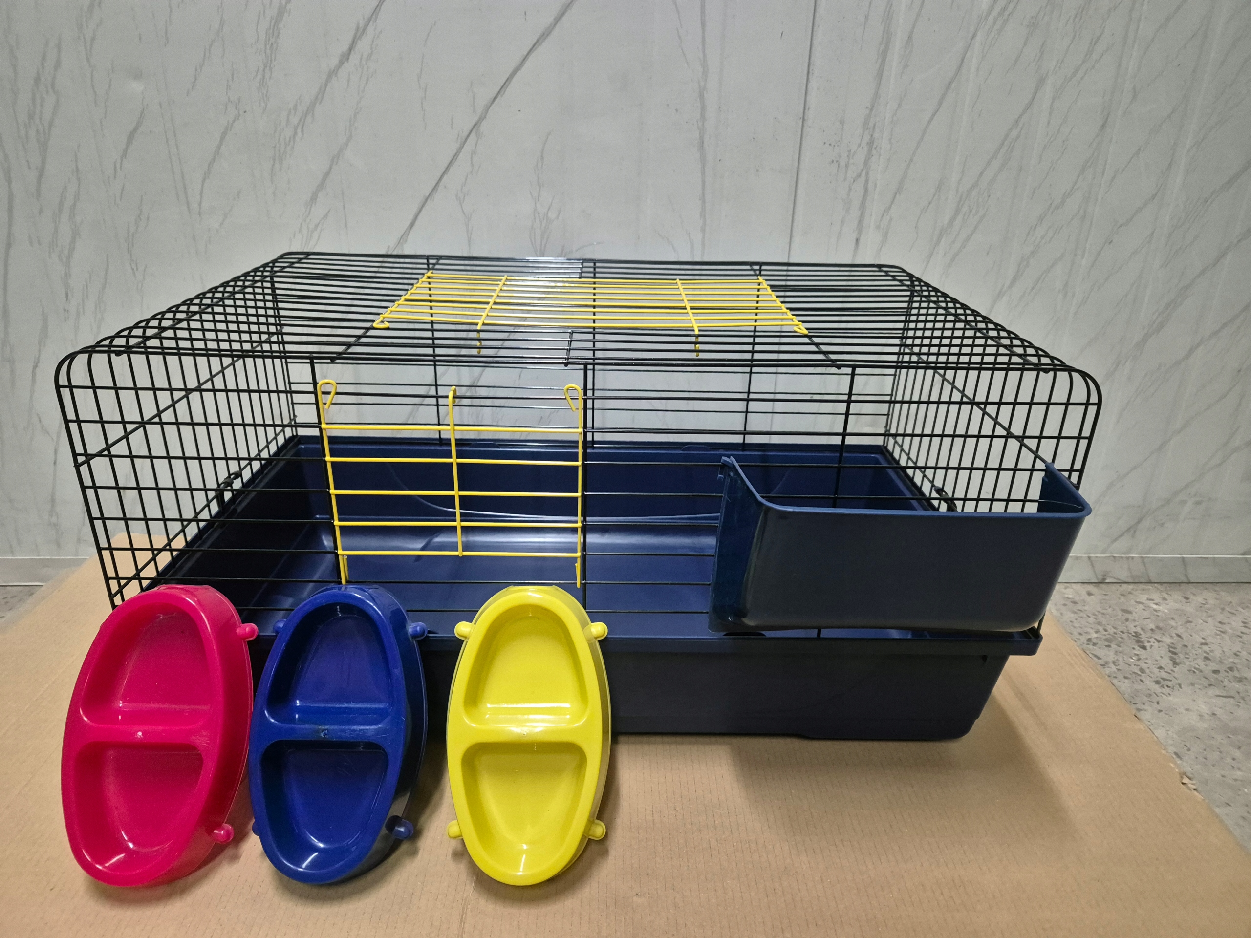 Klec Pro Králíka Morče 80 cm miska Otevíratelná Shora