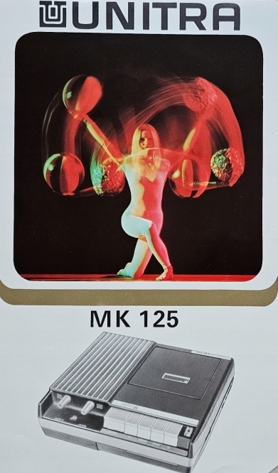 Unitra ZRK - Magnetofon MK 125 - folder reklamowy