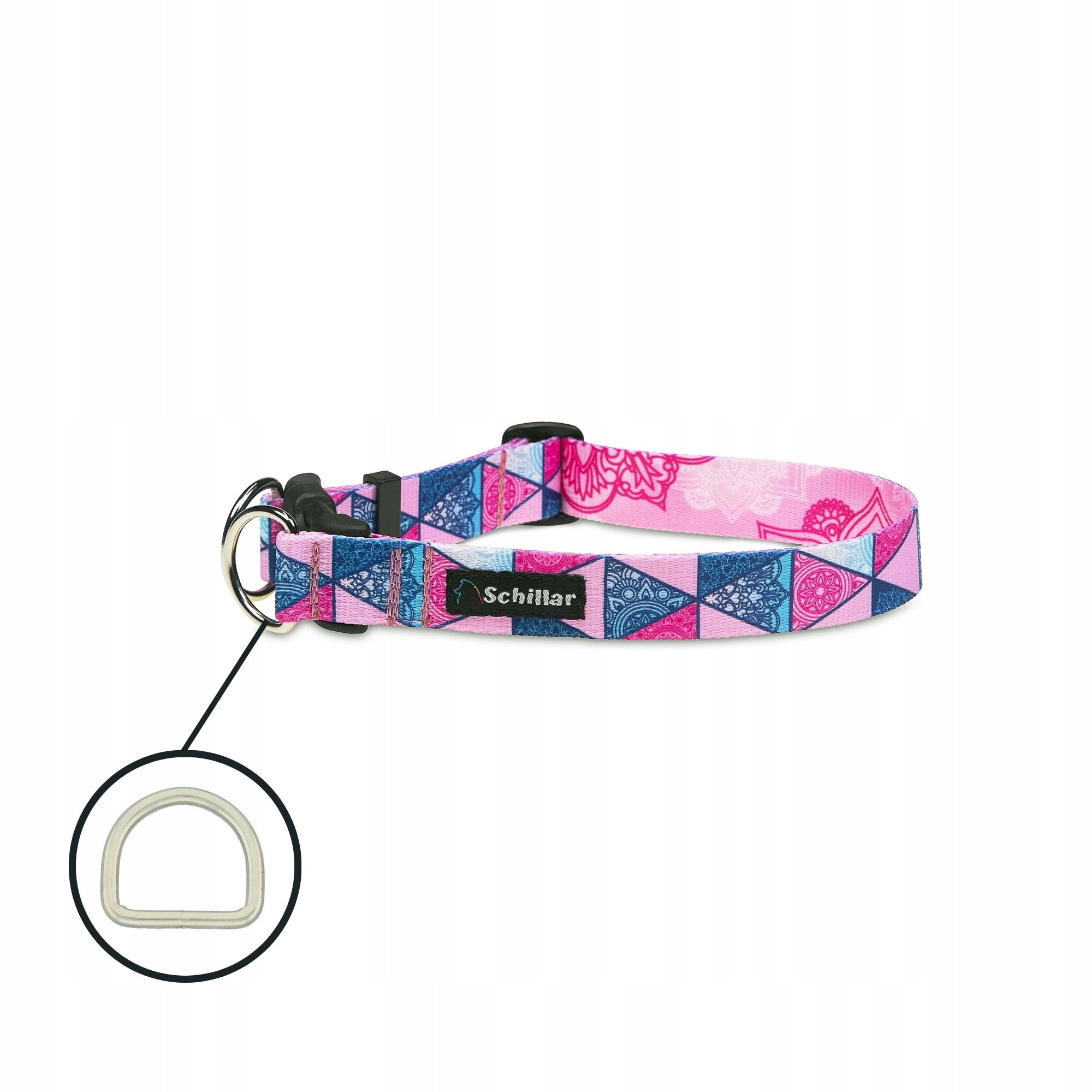 Levně Obojek na přezku double lock pro velkého psa ale mandaly! L XL 40-60cm