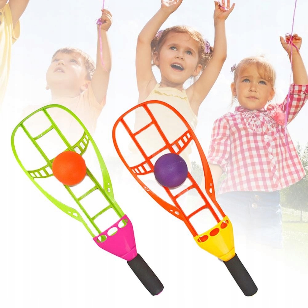 GRA PLAŻOWA ZRĘCZNOŚCIOWA ŁAPACZ PIŁEK KATAPULTA WYRZUTNIA ZABAWKA OGRODOWA Kod producenta 94647