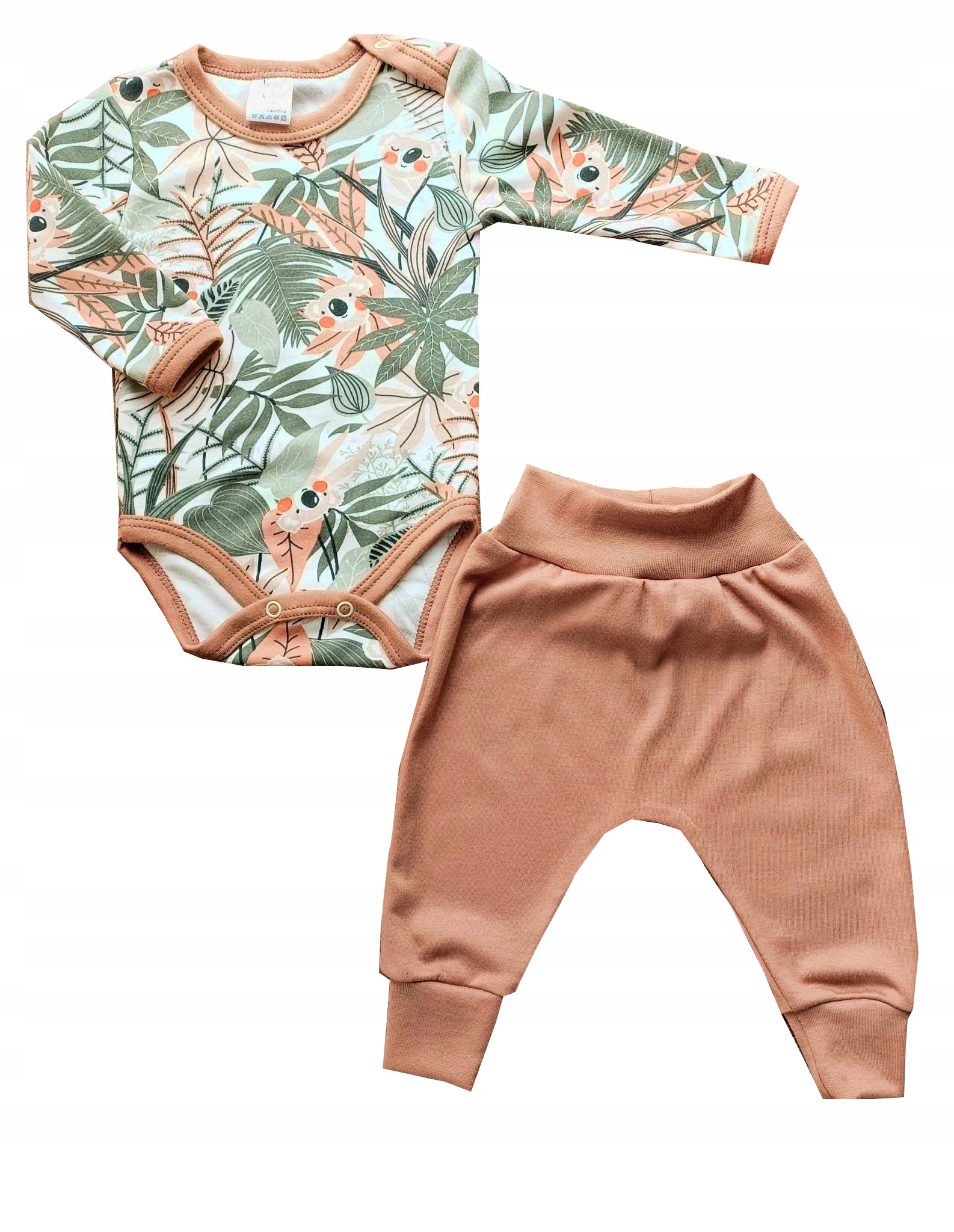 

komplet body spodenki spodnie baggy 68 Wyprawka