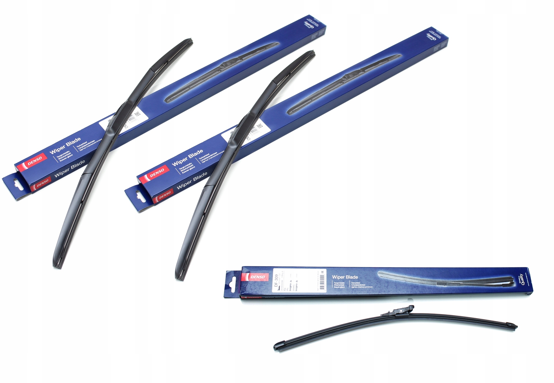 DUR-060L+DUR-045L+DF-309 - ДВОРНИКИ ГИБРИДНЫЕ + ЗАДНИЕ DENSO INSIGNIA A HATCHB.