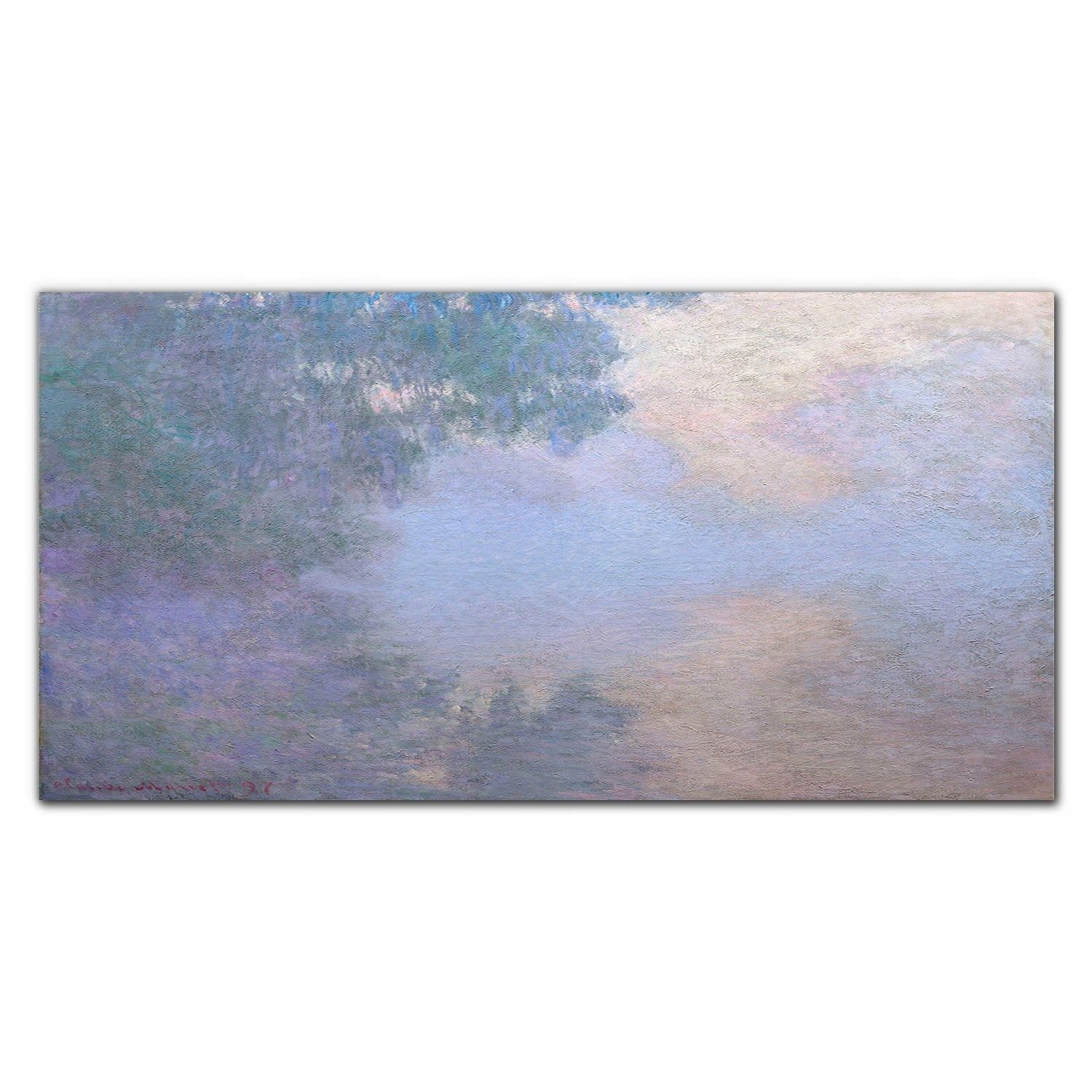 Fotoobraz na ráme plátno Seina mince 140x70 cm