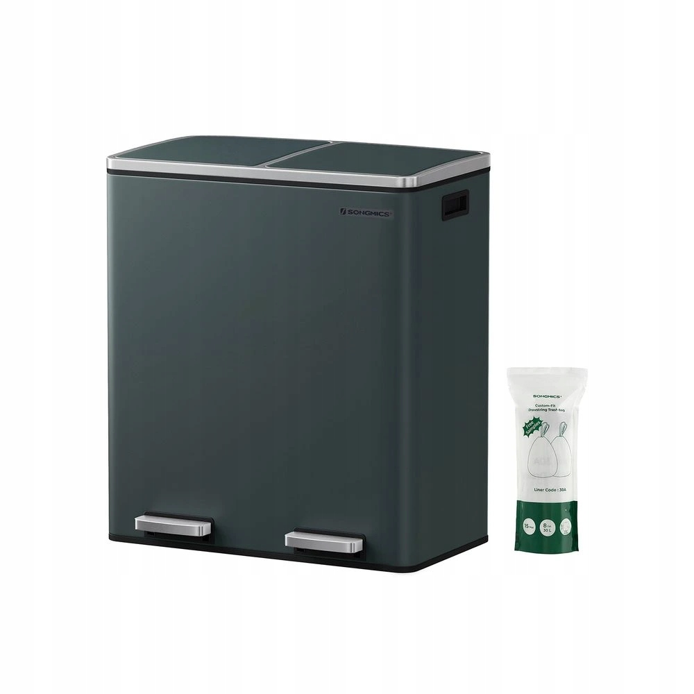Recyklačný odpadkový kôš Songmics LTB60GS