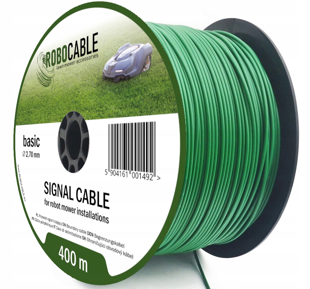 Kabel pro omezování obvodu robotické sekačky 400 m Zesílený 2.7 mm
