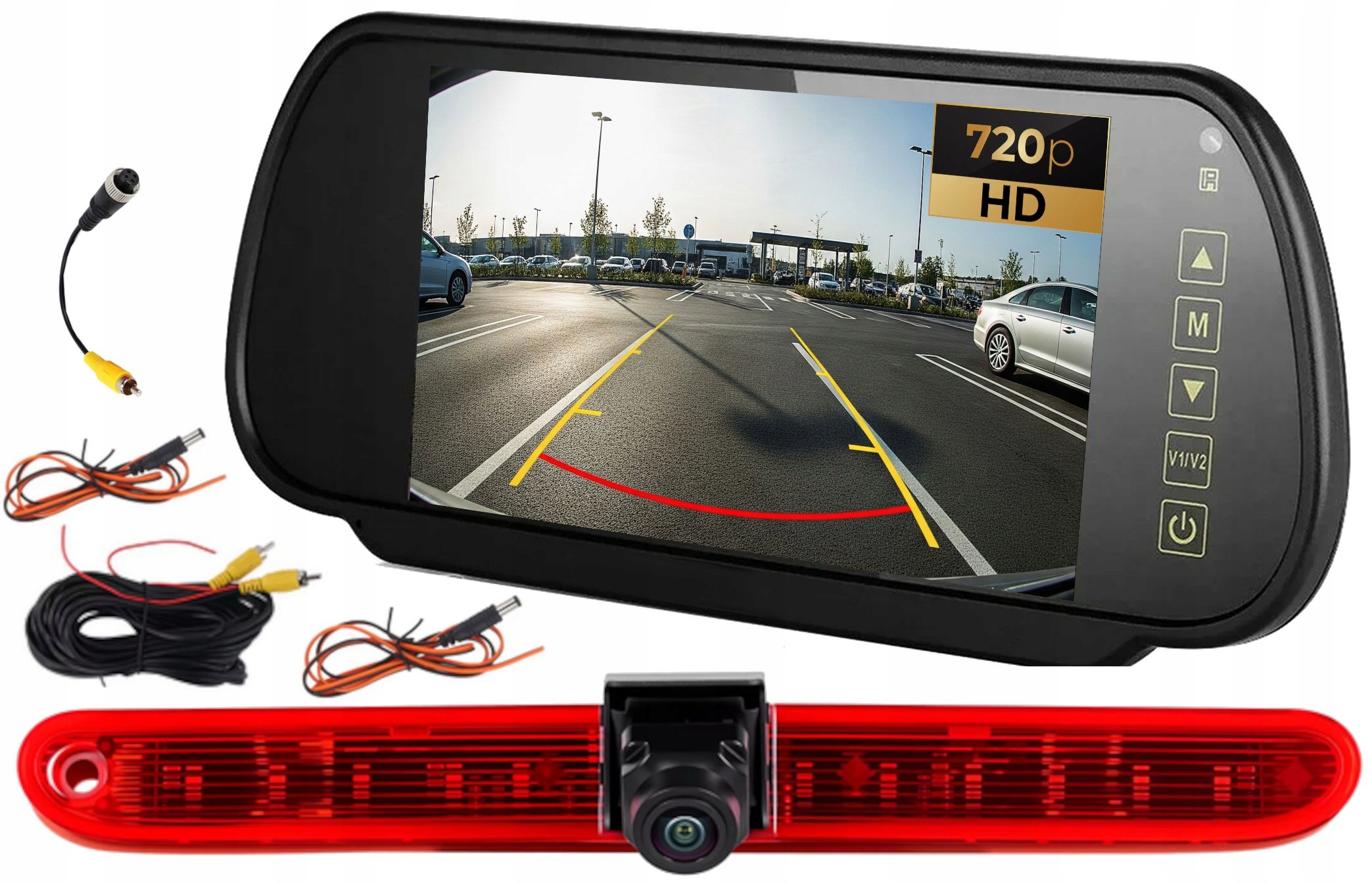Cúvacia Kamera S Monitorom Toyota Proace City 2019-25 Hd Fisheye 170 Stupňov