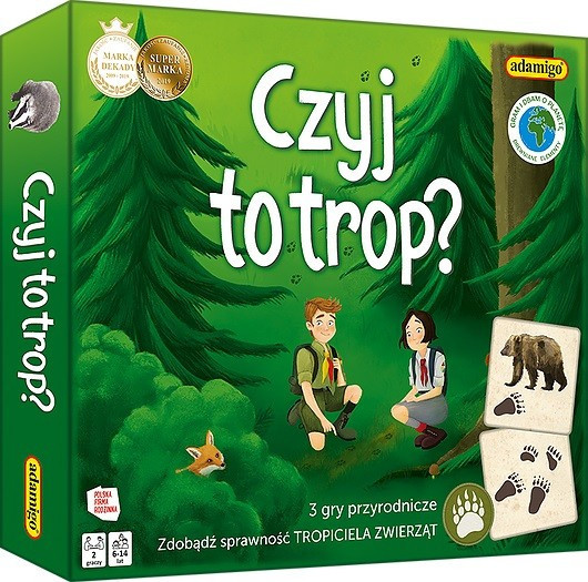 

Edukacyjna Gra Czyj to Trop dla Dzieci Logiczna