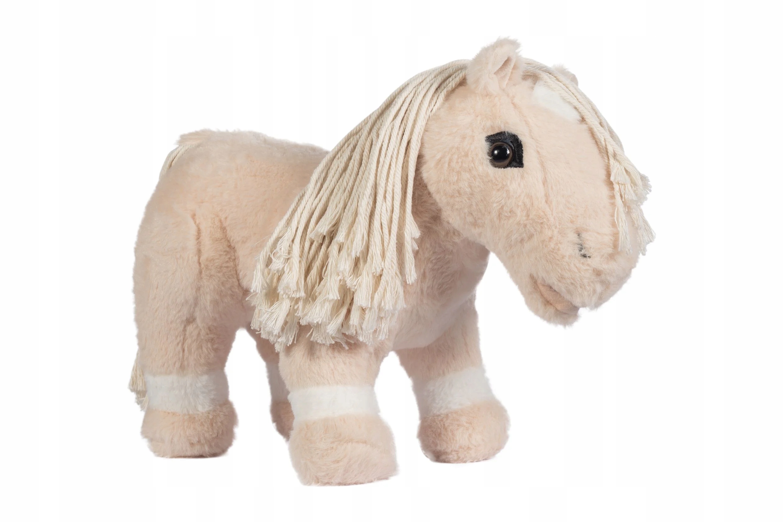 Hračka plyšový koník Hkm CuddlePony světle hnědá