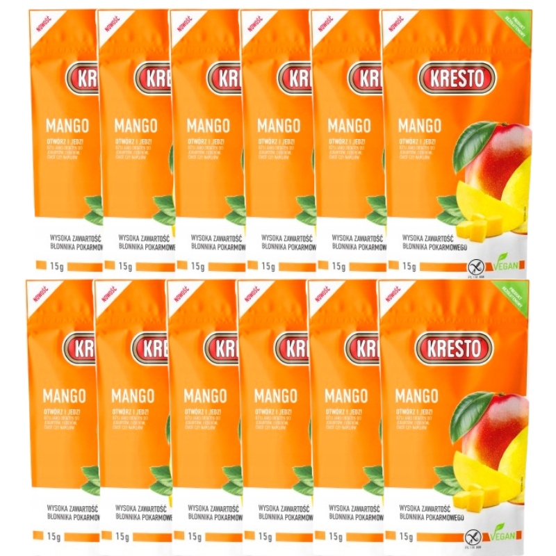 Lyofilizované ovoce Kresto Mango Chipsy 15 g