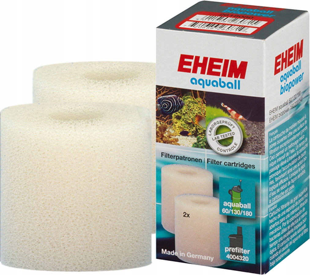 

Eheim Gąbki 2 szt Aquaball 60/130/180, 160/200/240