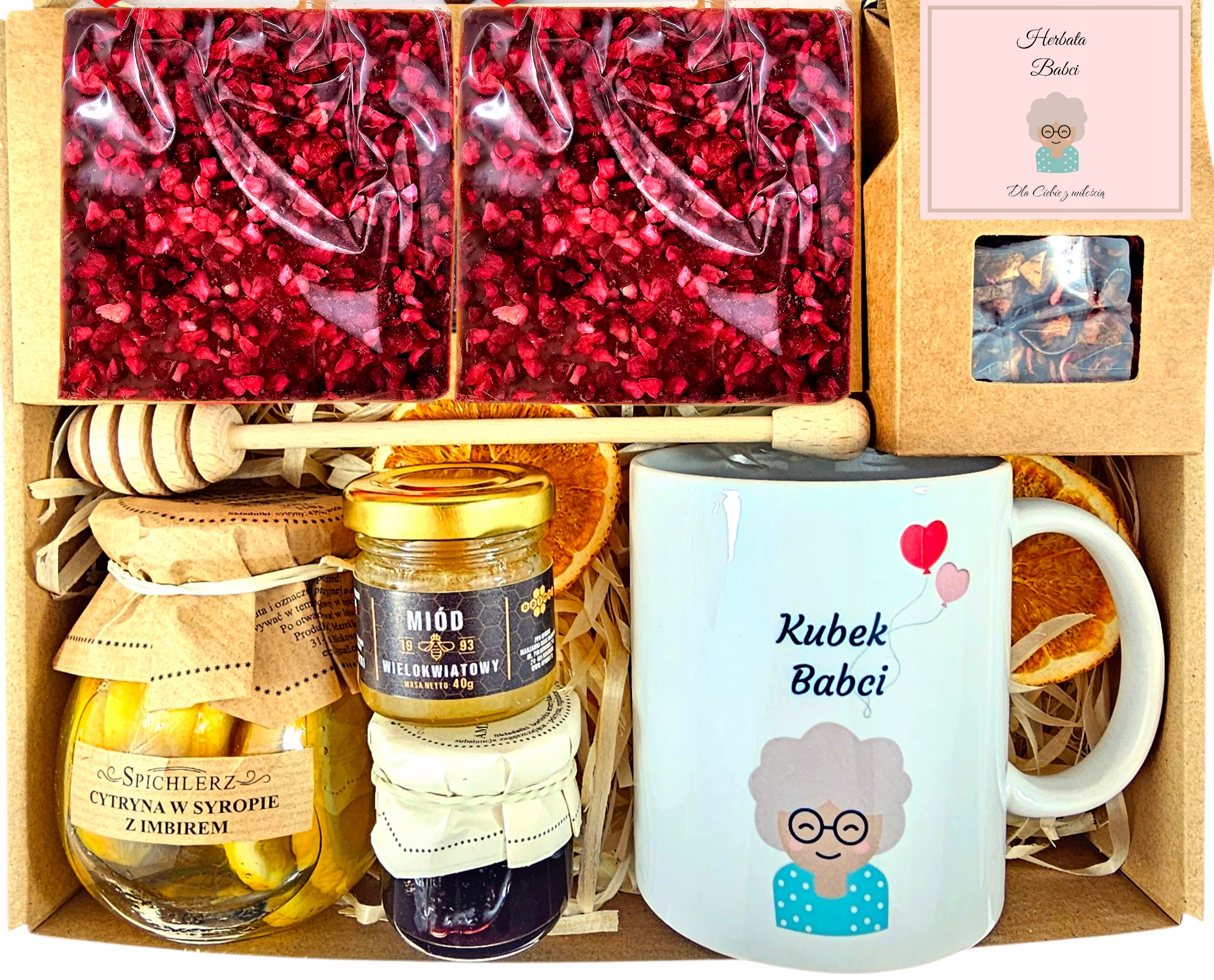 na Dzień Babci Kosz Prezentowy na Dzień Babci Zestaw Prezentowy Box