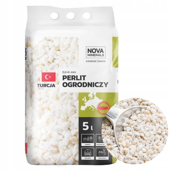 

Perlit Ogrodniczy 5L Do Wysiewu Nova Minerals