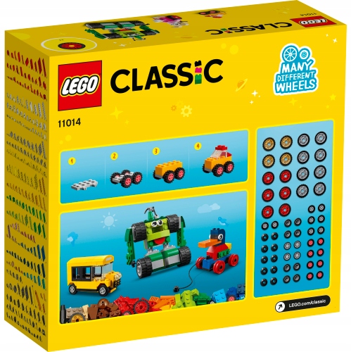 LEGO CLASSIC 11014 KLOCKI NA KOŁACH EAN (GTIN) 5702016889192