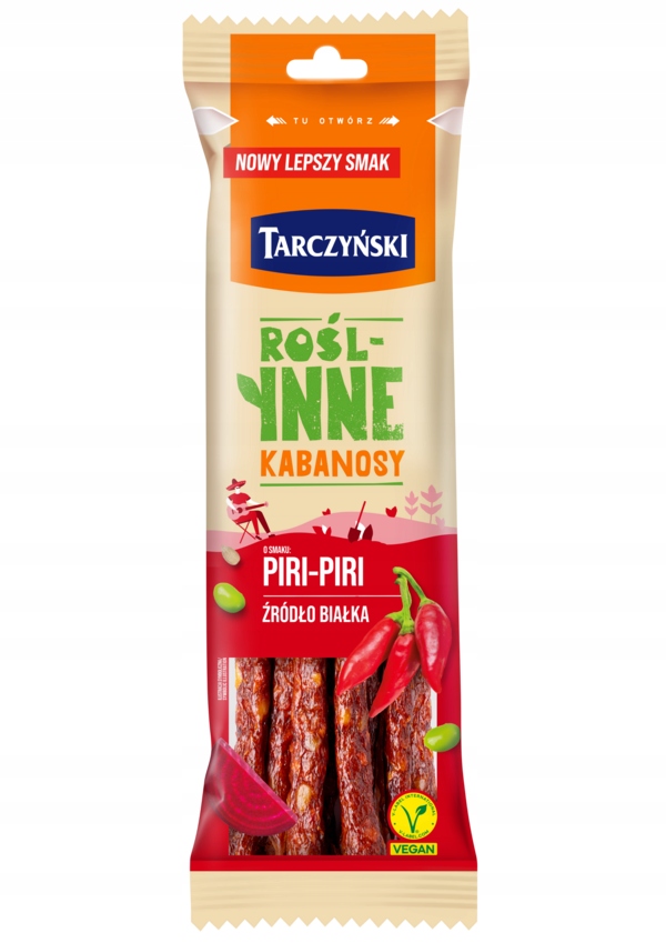 Levně Rostlinné Kabanosy Piri 90G Tarczyński Vegan x 8ks