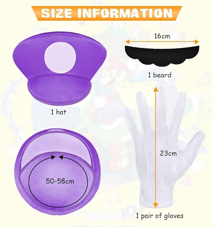 Kostým Převlek Mario Bros Luigi Set Kostým Na Halloween 175-190 cm