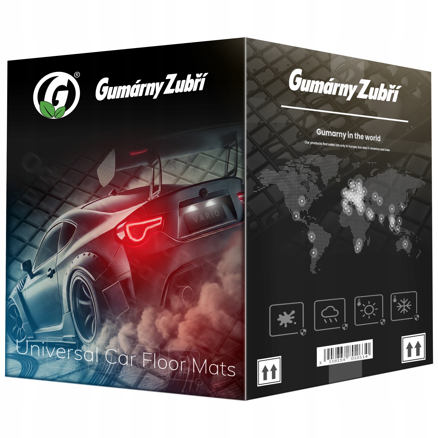 4 Dywaniki przód tył do samochodu Chodniki gumowe Wycieraczki samochodowe