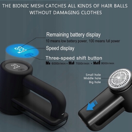 Golarka do ubrań lzy2 Lint X-Remover DM X-BL560 Marka bez marki