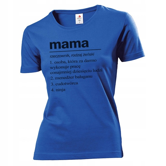 

Koszulka damska Mama definicja w słowniku XL
