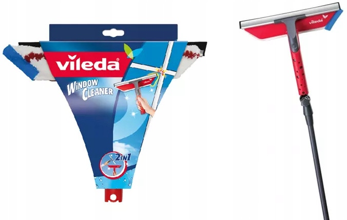 

Vileda Myjka Ściągaczka Do Okien Z Drążkiem