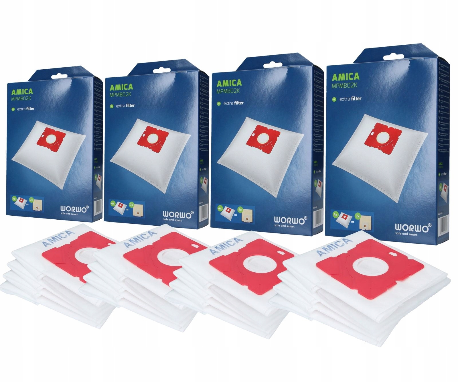 

16x Worki Do Odkurzacza Amica Sharq VM7011 MPMB02K