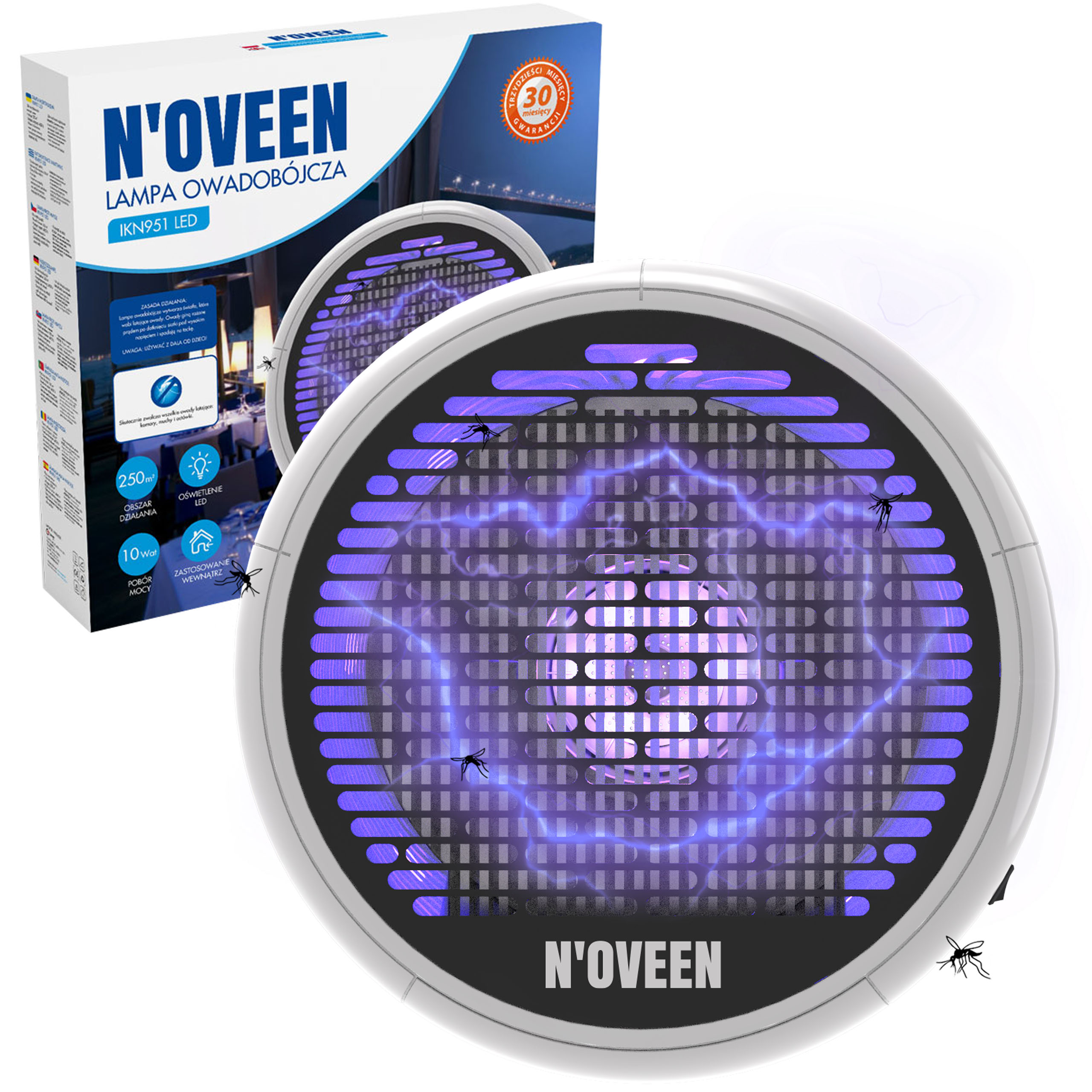 

Lampa Owadobójcza Decorative Led Uva Komary 250M