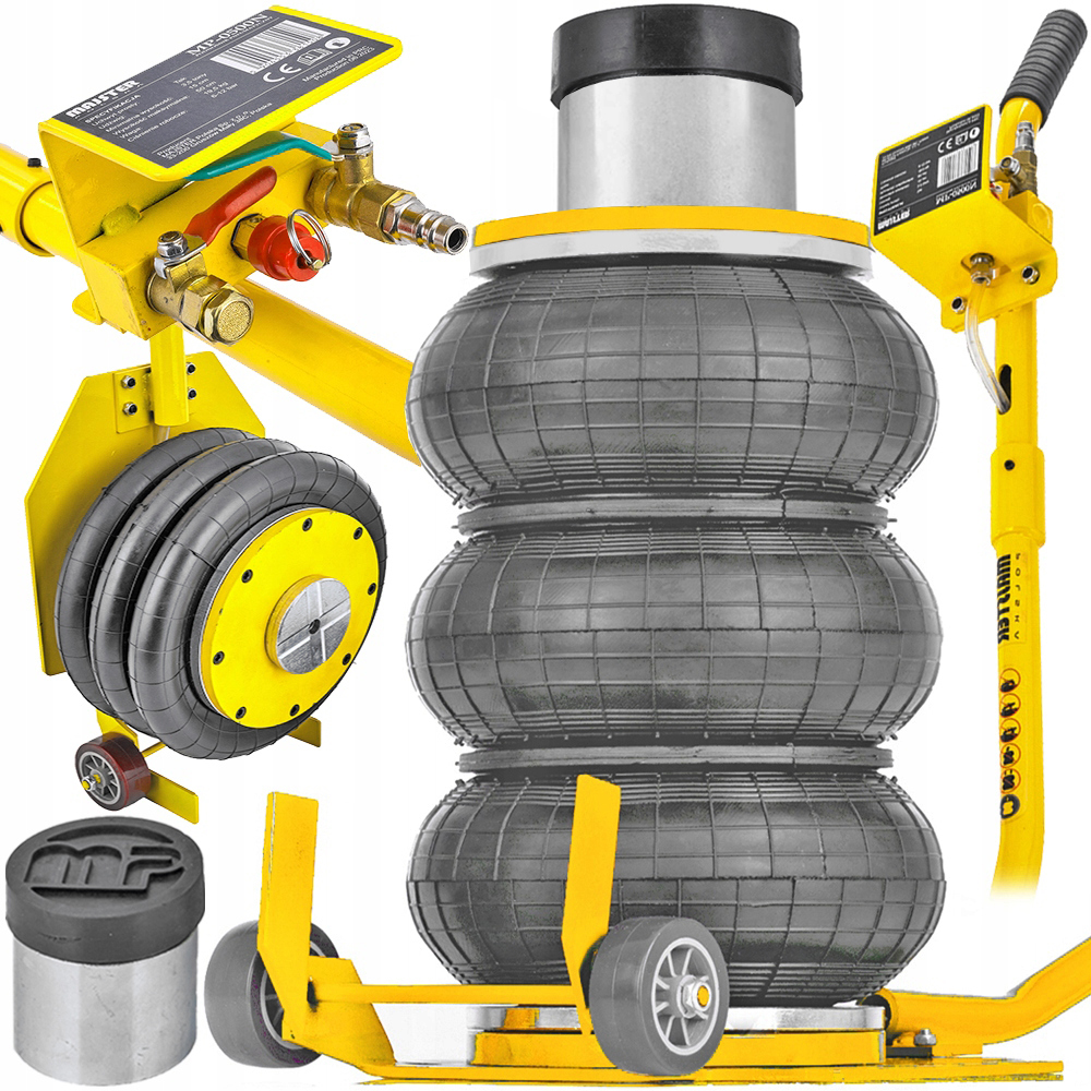 Hever Automobilový Polštářový Zvedák 3.5T s Nástavcem žába 135-510 mm