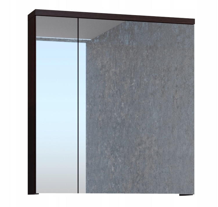 Szafka wisząca z lustrem ORTON WENGE