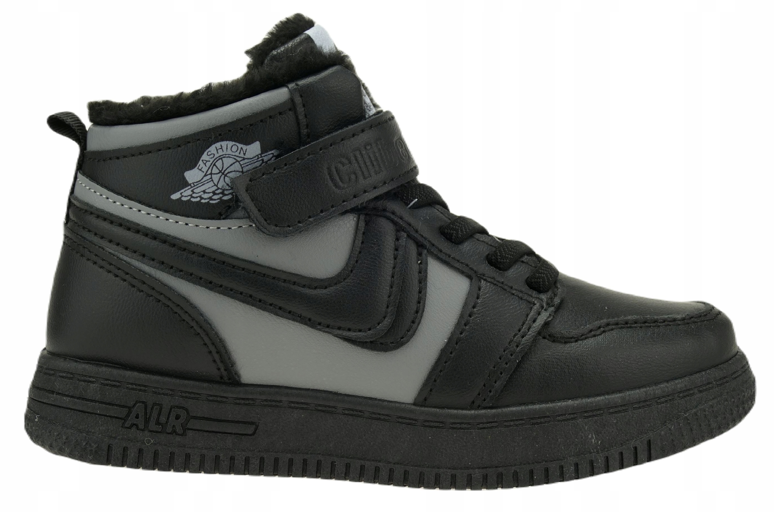 BUTY ZA KOSTKĘ WYSOKIE OCIEPLANE BUTY ZIMOWE CHŁOPIĘCE ŚNIEGOWCE RZEPY 26