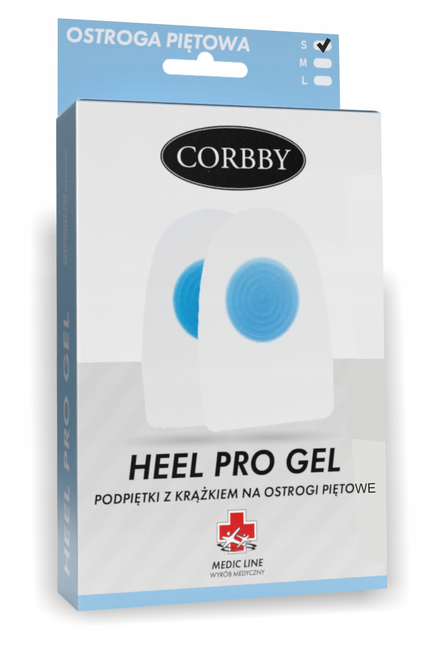 PODPIĘTKI SILIKONOWE NA OSTROGI PIĘTOWE Z KRĄŻKIEM Płeć uniseks