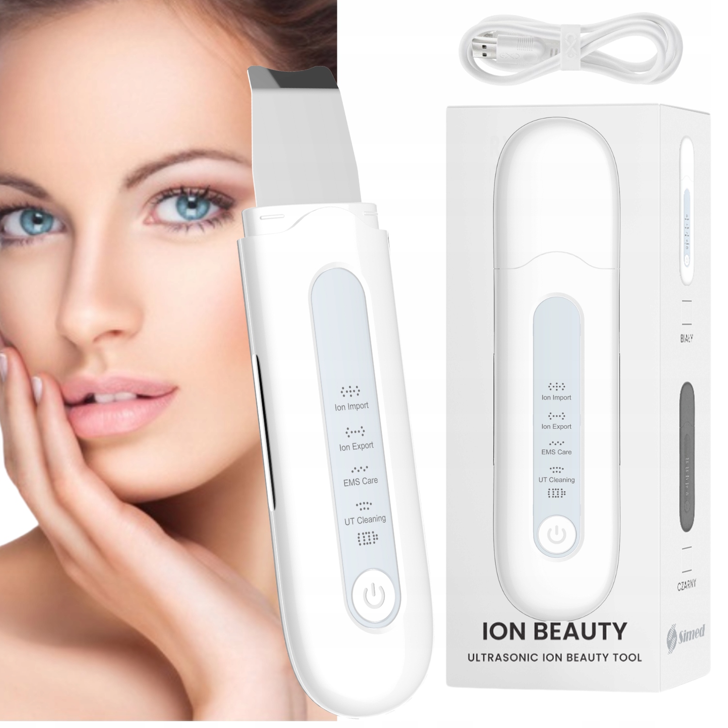 

Peeling Kawitacyjny Ion Beauty Ultradźwiękowy Ems