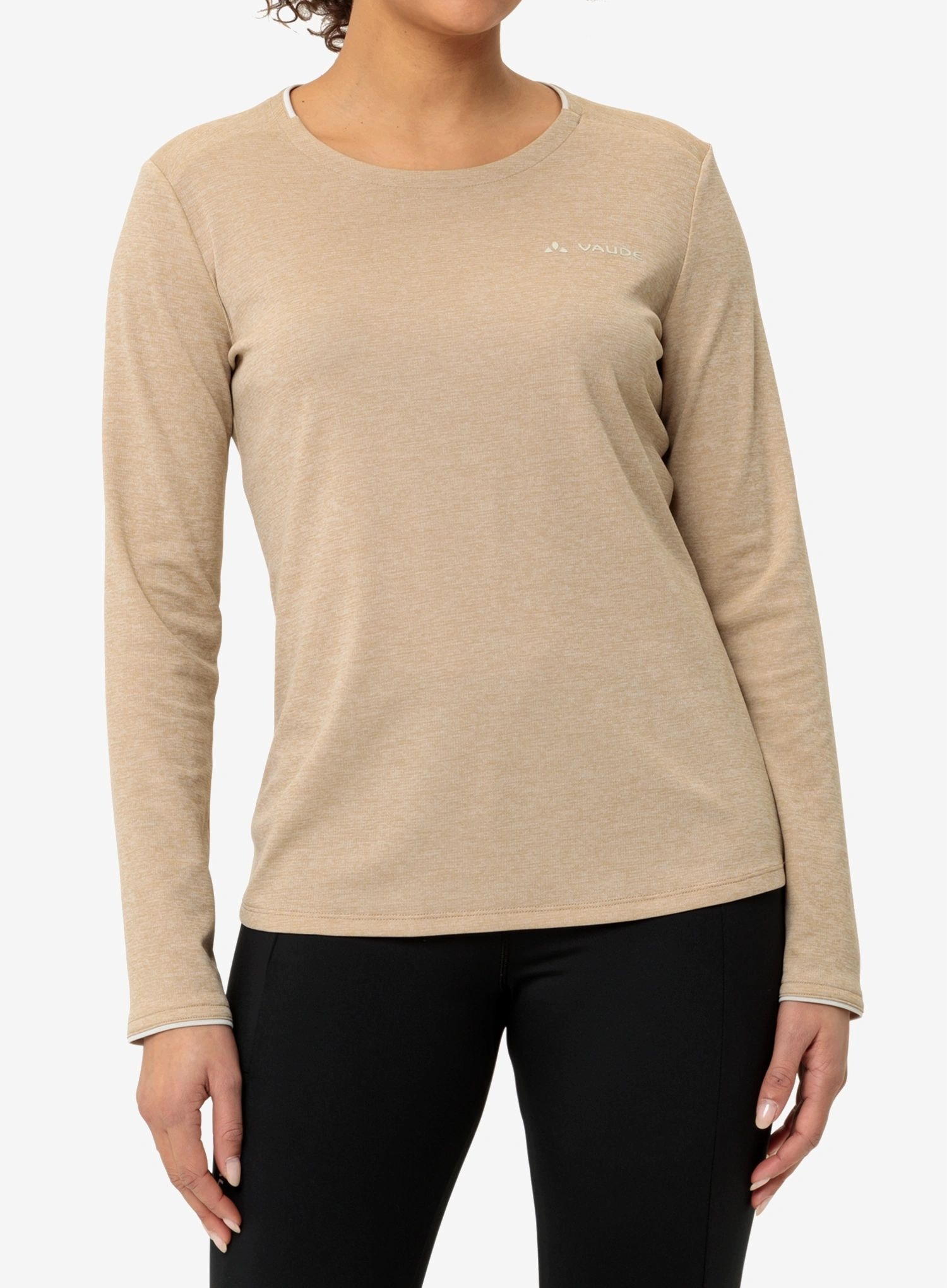 Bluza termoaktywna damska Vaude Essential Ls T-Shirt linen 36 (xs)