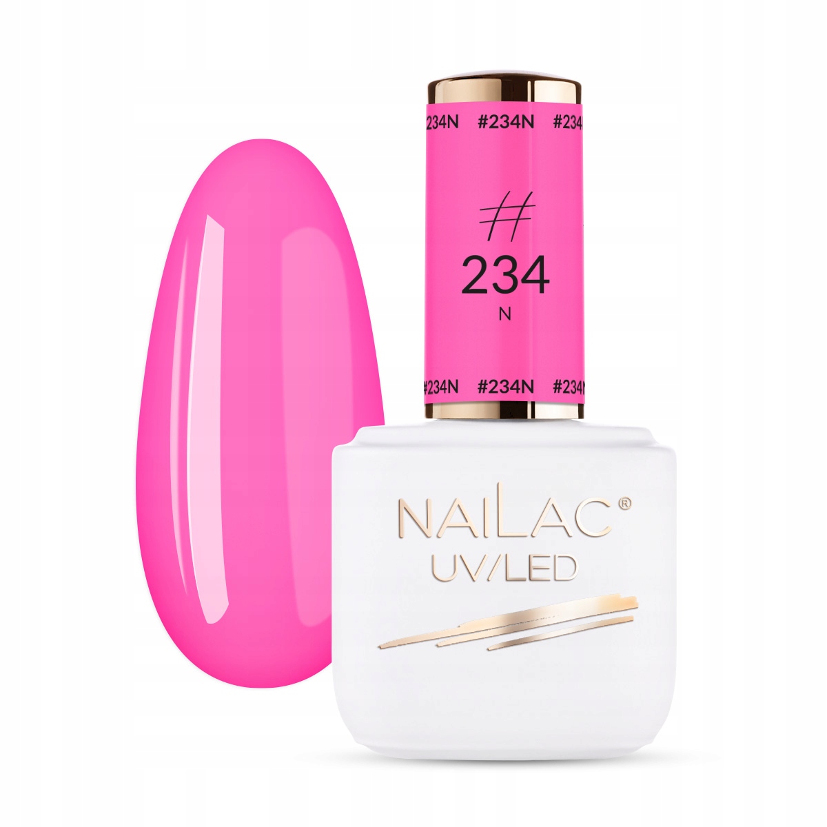 

#234N Lakier hybrydowy NaiLac 7ml