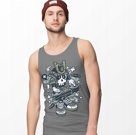 TANK TOP ANIMOWANE SAMURAI DJ