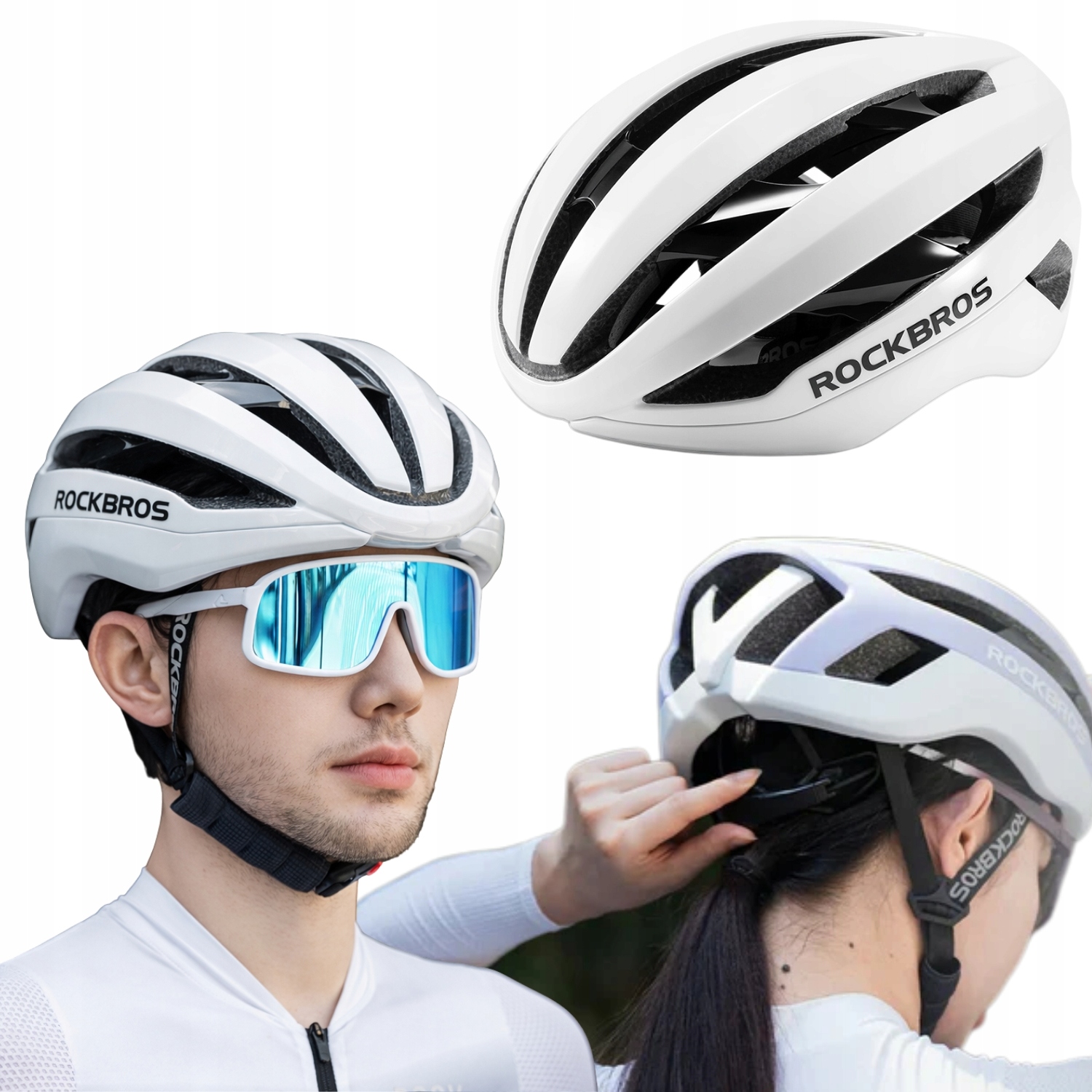 Kask Rowerowy Na Rower Męski Damski Regulowany Mtb 58-62 Rockbros