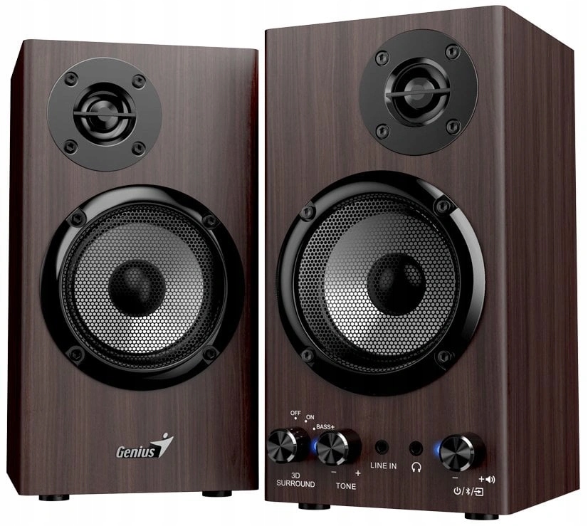 Súprava reproduktorov 2.0 Genius SP-HF520BT Tmavo hnedá 20 W čierna