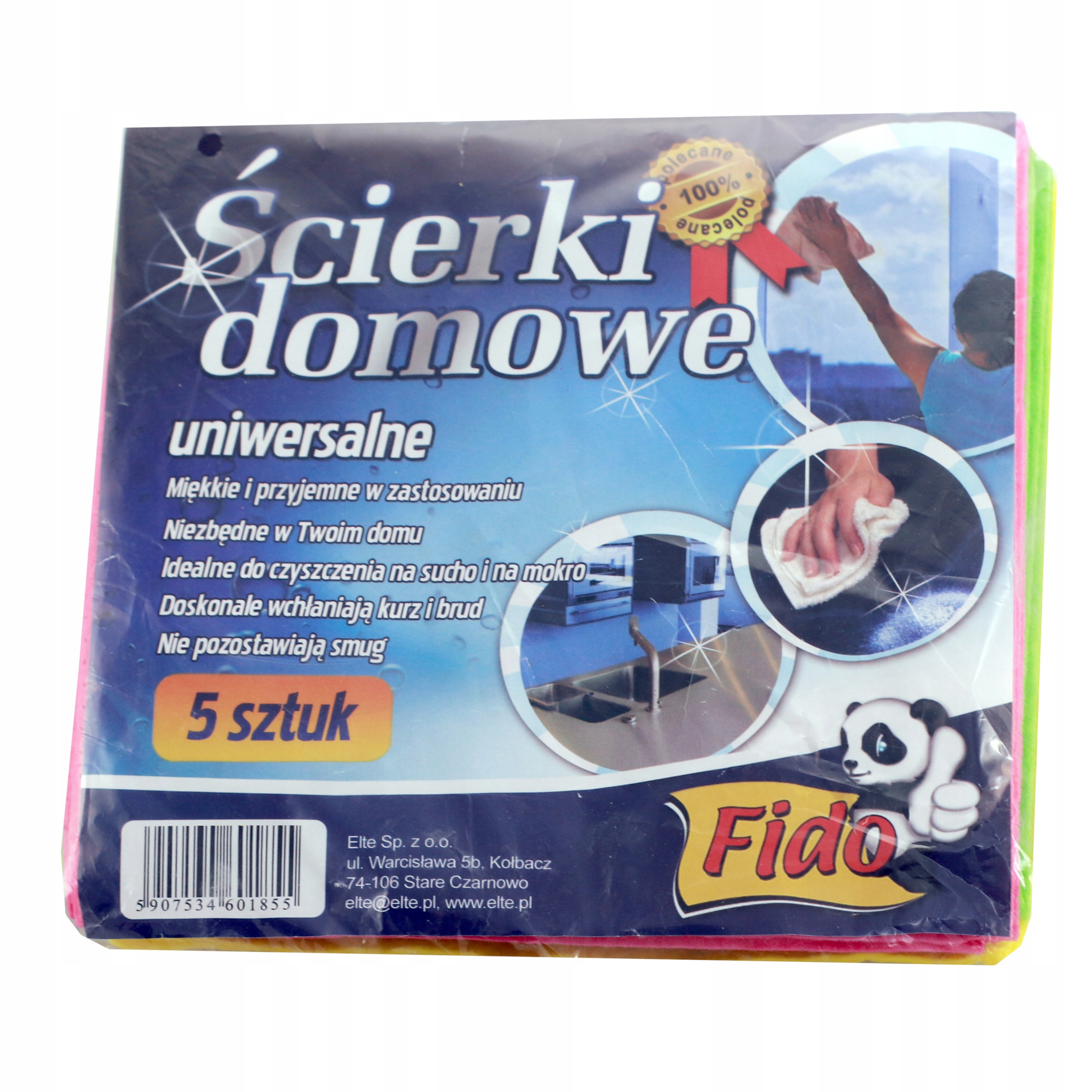 

Uniwersalne Ścierki Fido Ściereczki 5 sztuk