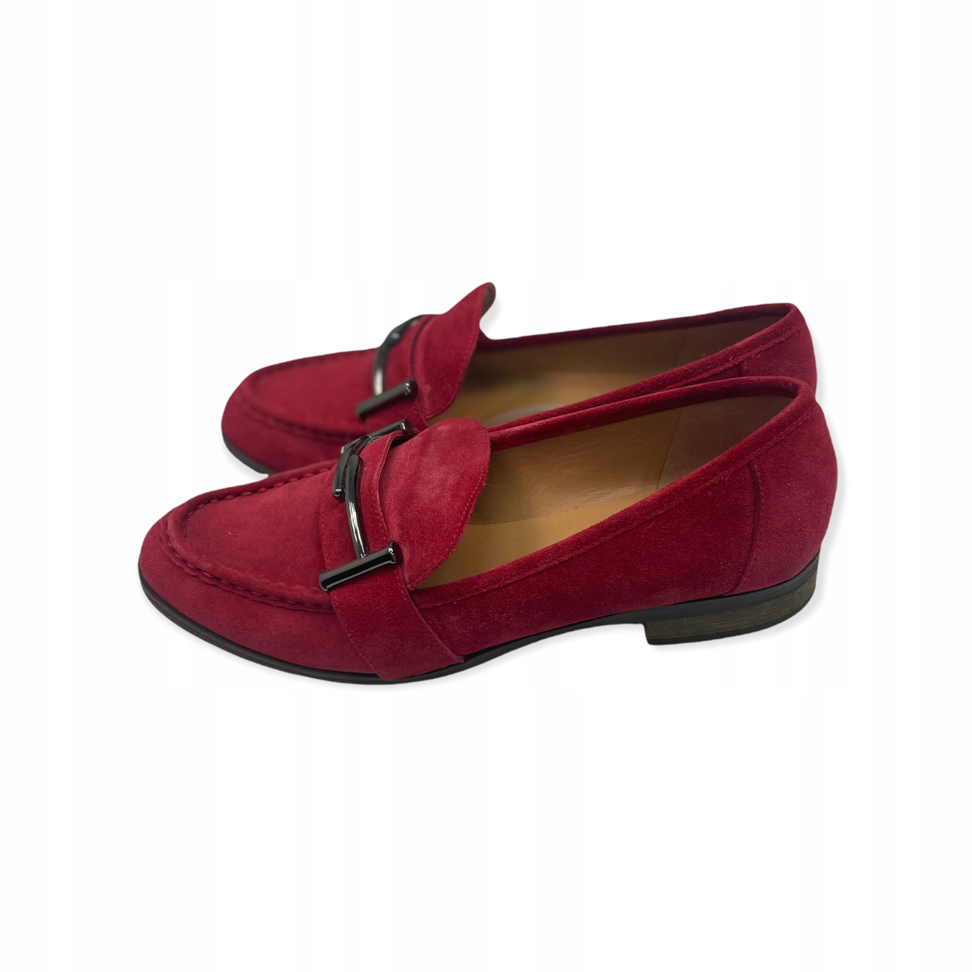 Dámské semišové červené lodičky Franco Sarto 38