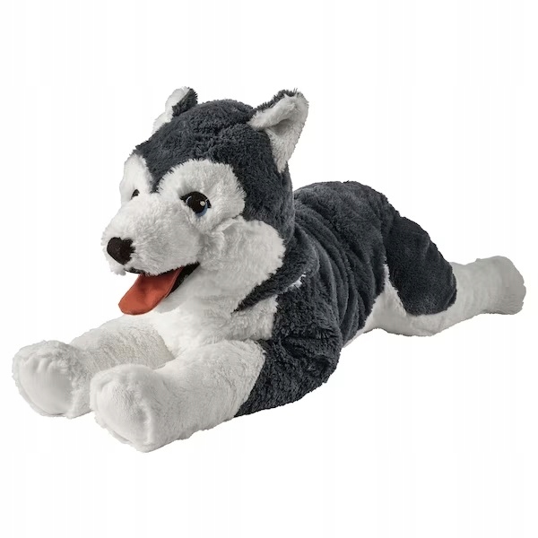 Ikea Livlig Pluszak, pies husky, siberian husky