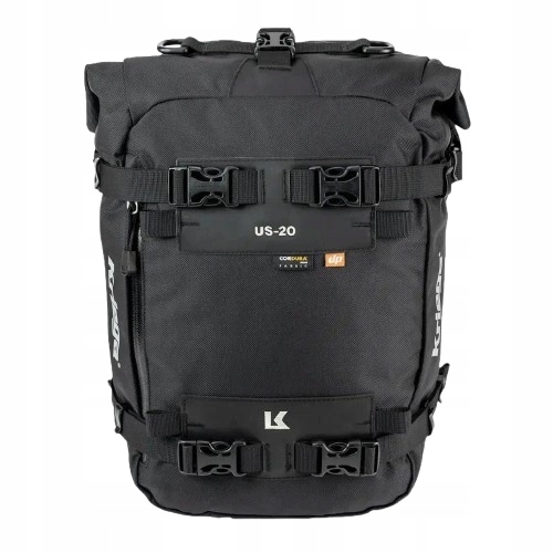 Taška na sedadlo motocykla Kriega US-20 Drypack Cordura čierna