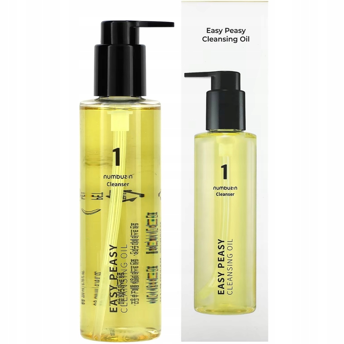 Numbuzin No.1 Easy Peasy Cleansing Oil, 200 ml mycí olej