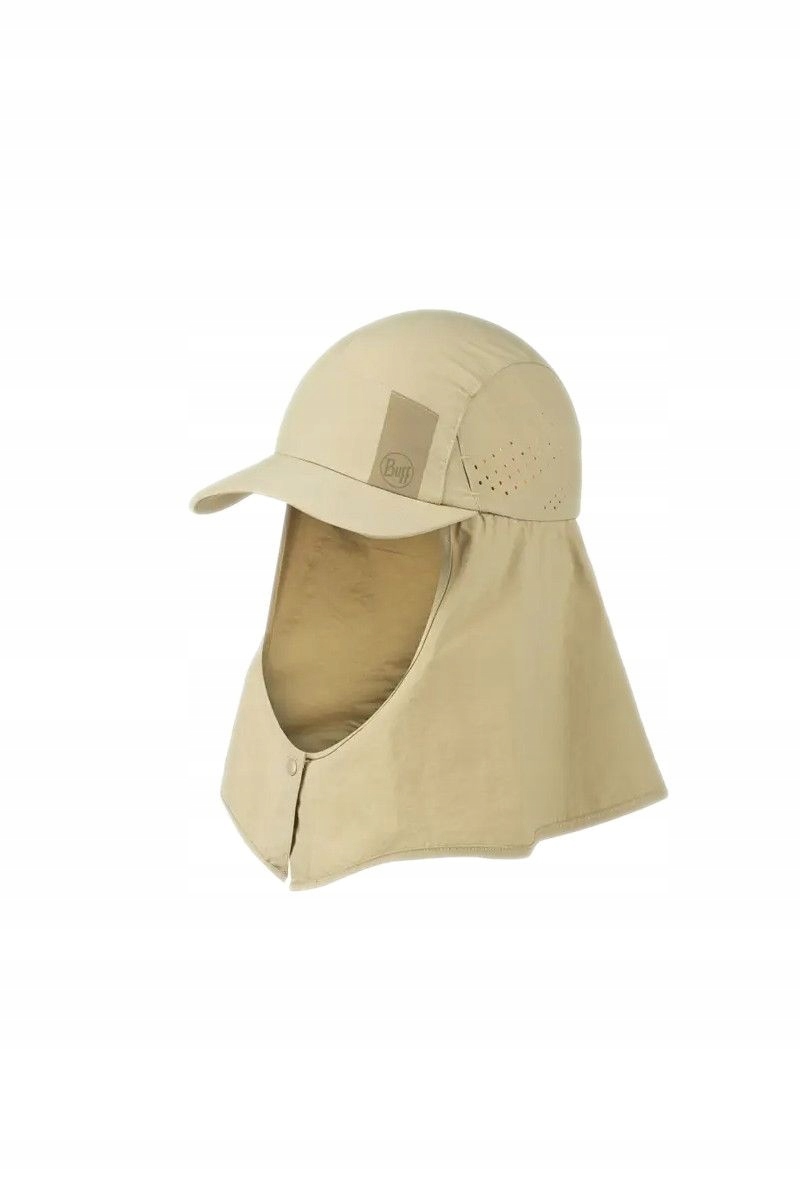 Buff Čepice s kšiltem Desert Cap Solid Birch Grey S/m