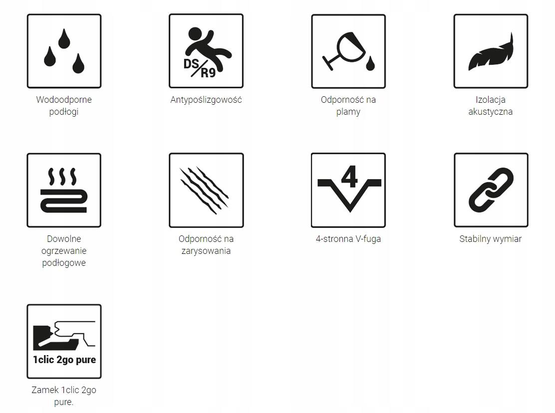 PANELE VINYLOWE ROCKO CASTLEBRIDGE R090 5mm AC6 Producent Kronospan