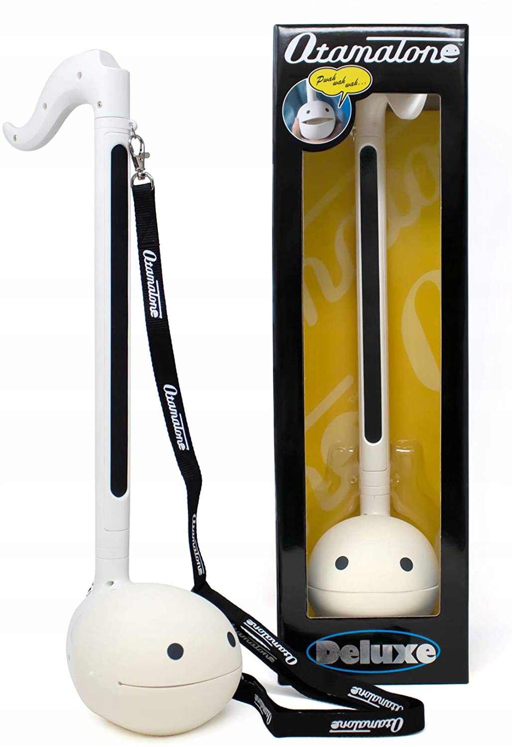 Otamatone Deluxe Bílý nástroj Syntezátor Maywa Denki 44 cm Velký XXL