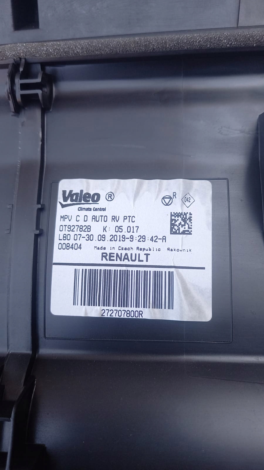 heater complete RENAULT ESPACE V LIFT 2.0 dCi 272707800R